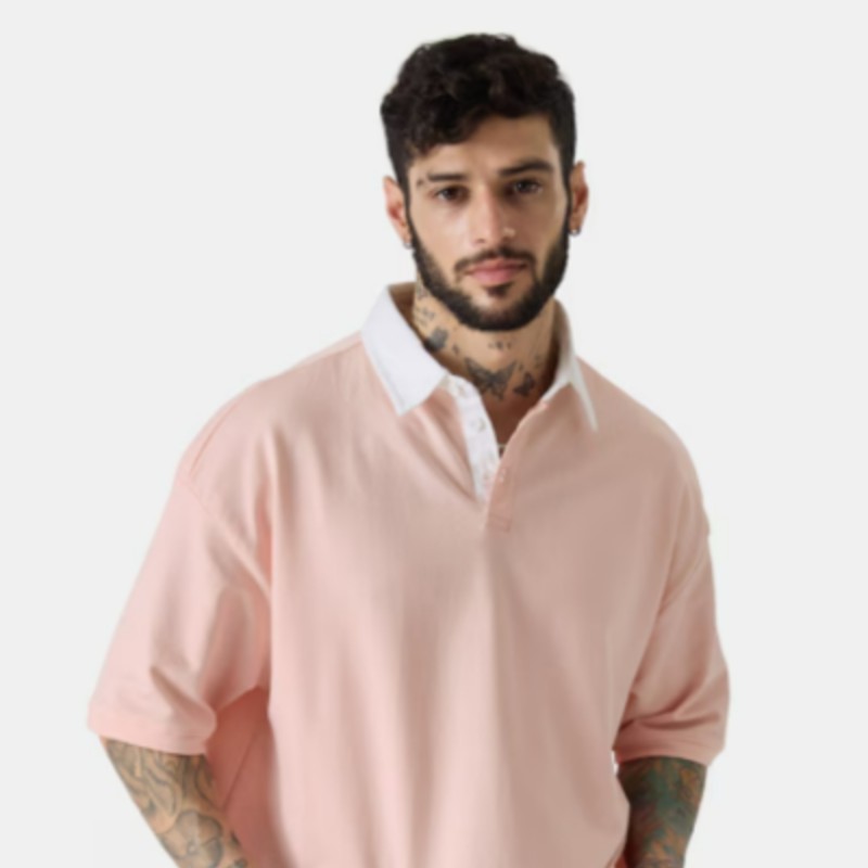 Pink Shirt wit slim fit